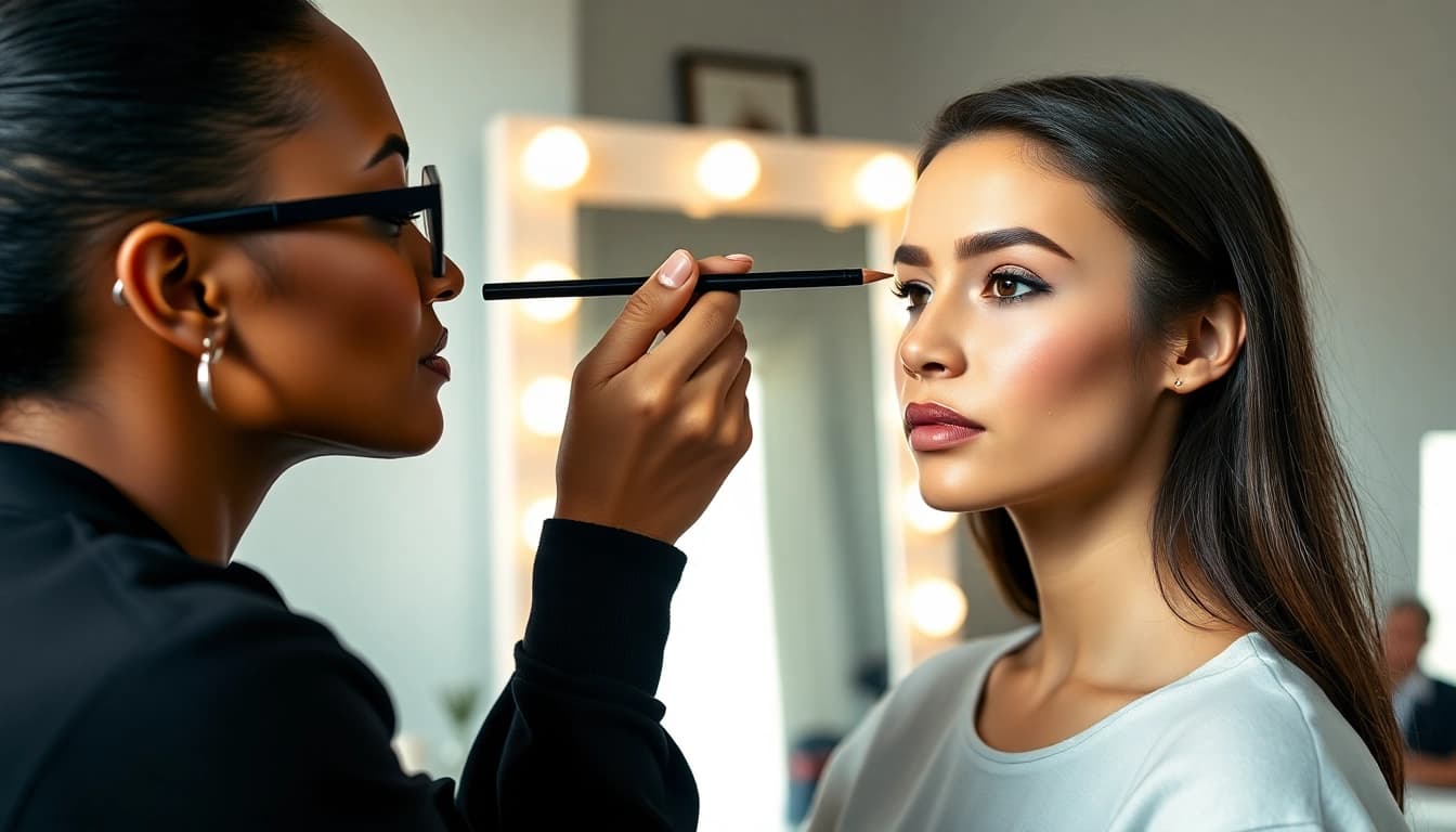 Apply pencil eyebrows for a flawless look with expert technique and vibrant colors.