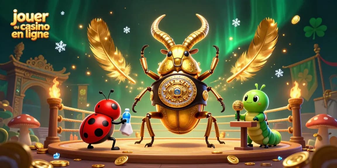 Jouer au casino en ligne avec des personnages animés et des éléments de jeu en 3D captivants.