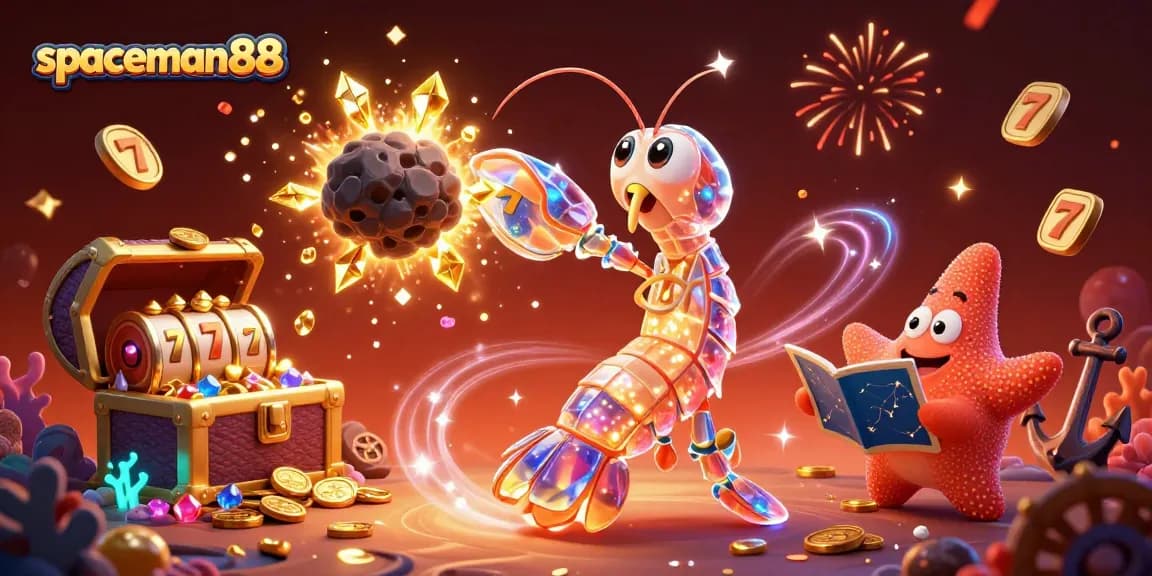 Win big with spaceman88 in a vibrant cosmic casino adventure featuring animated characters!