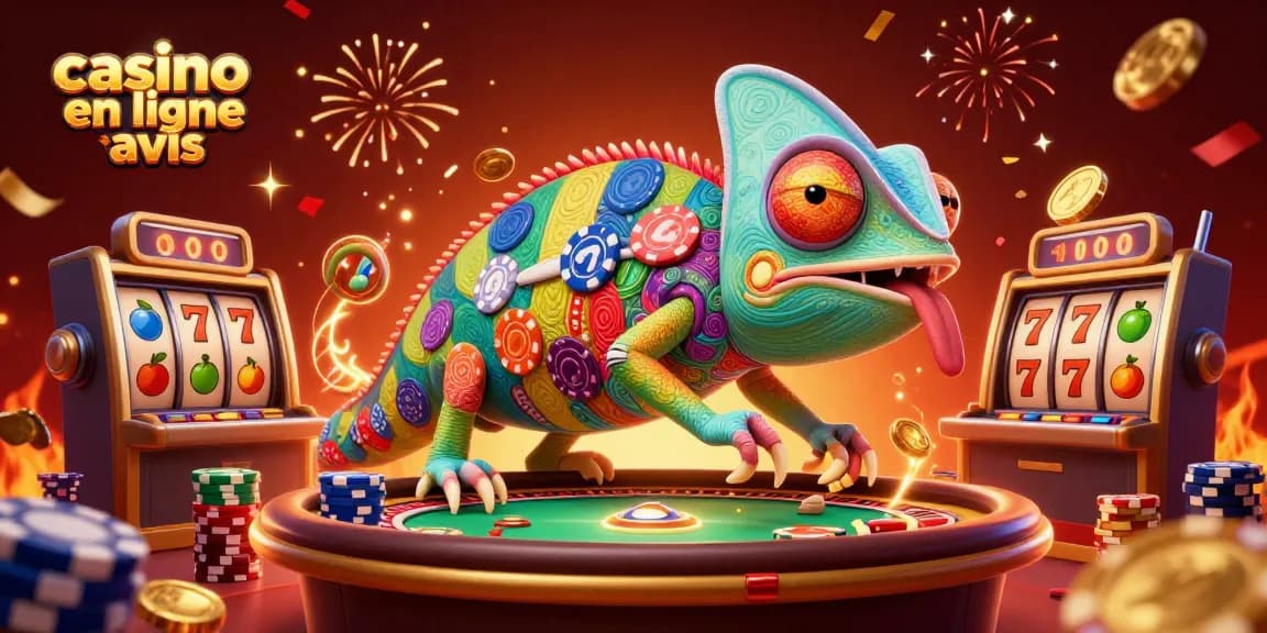 Découvrez les avantages des casinos en ligne avis à travers une illustration dynamique et colorée.
