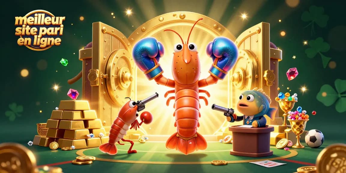 Rejoignez le meilleur site de pari en ligne avec des jeux sportifs animés et des trésors scintillants.