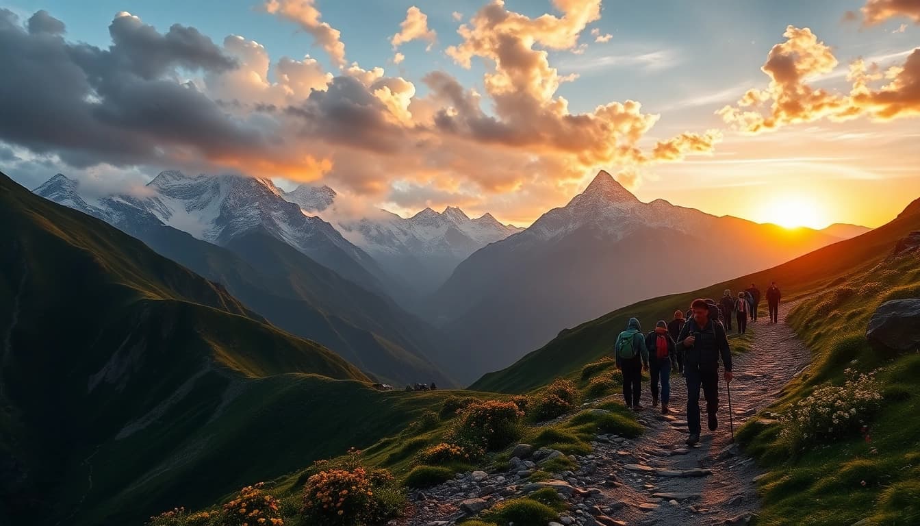 Manaslu circuit trekking experience with stunning peaks and lush trails.