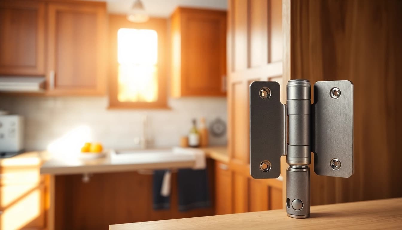 Explore the craftsmanship of Cabinet Hinge Manufacturers with high-quality hinge designs showcased on cabinets.