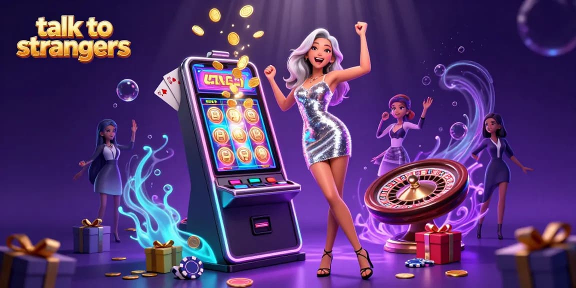 Engage and talk to strangers in exciting video chat while winning jackpots with real players.
