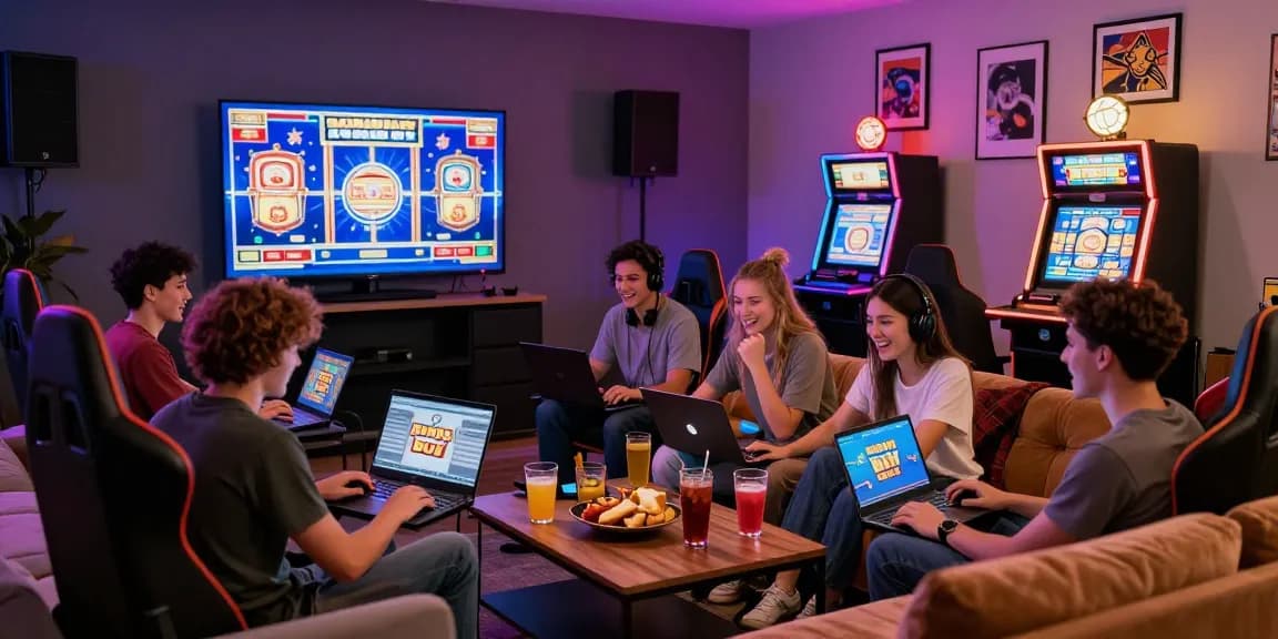 Explore popular bonus buy slots at https://oxfordbedbreakfast.co.uk/ in a vibrant gaming lounge with friends.