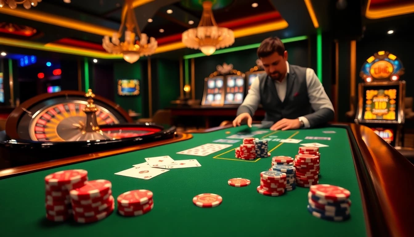 Experience thrilling casino action at https://32win.capital/ with engaging dealers and vibrant poker tables.