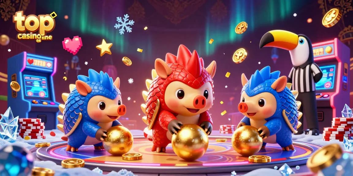 Les pangolins rivaux s'affrontent dans le top casino en ligne, mêlant jeu et animations colorées.