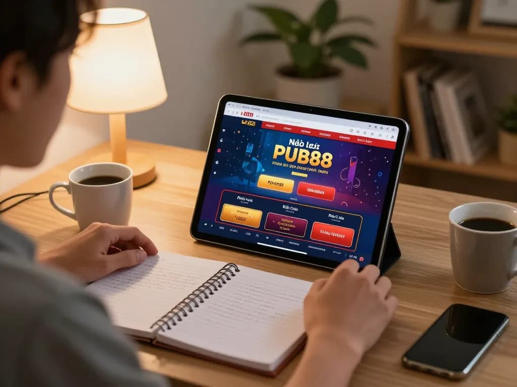 Engaging gameplay at Nhà cái PUB88, showcasing a player immersed in online casino action.