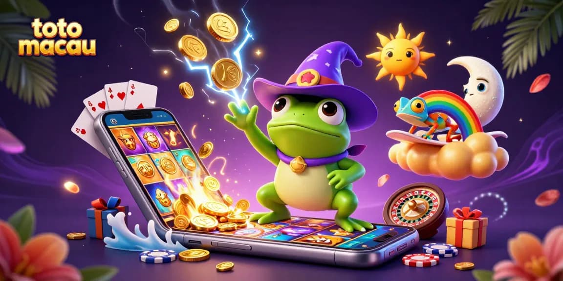 Menghadirkan peluang menang dengan toto macau, ilustrasi 3D astrologi mengubah koin emas berkilauan.