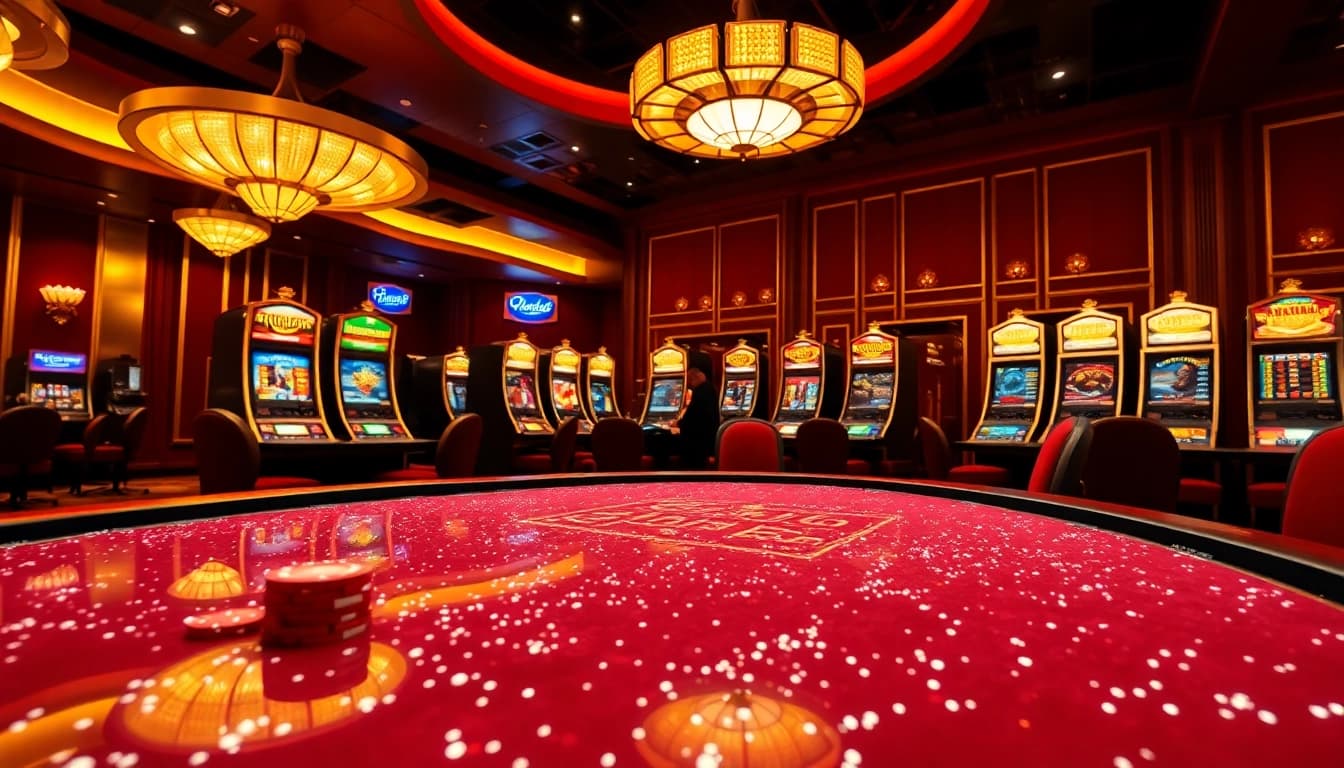 Engaging in a thrilling k9k9 game at a luxurious casino setting.