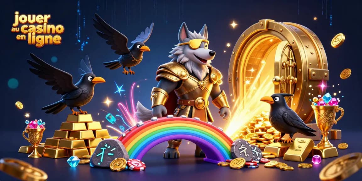Jouer au casino en ligne avec des personnages mythologiques dans un décor extravagant.