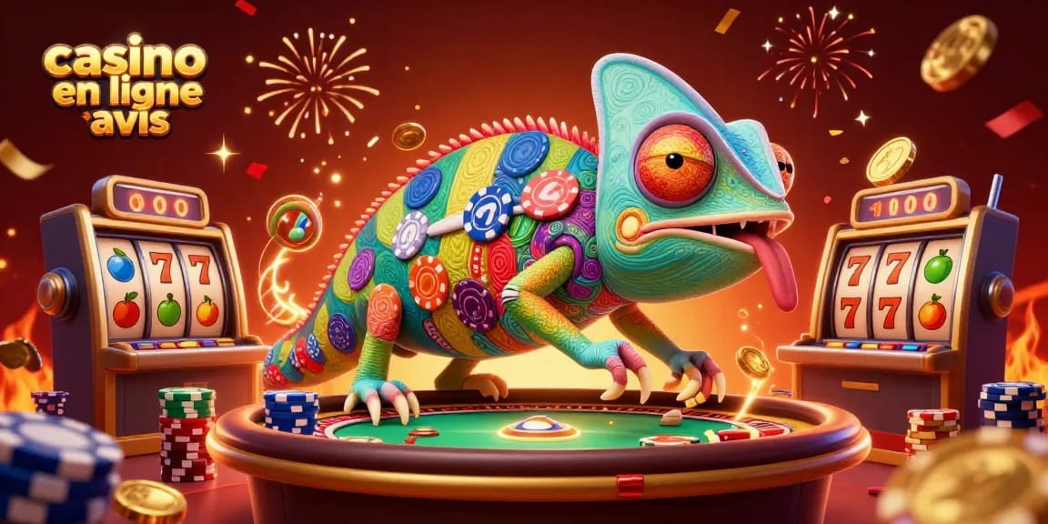 Découvrez les avantages des casinos en ligne avis à travers une illustration dynamique et colorée.