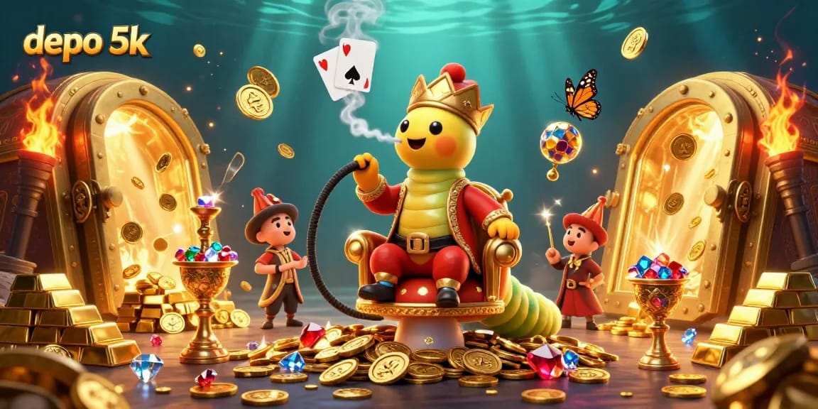 Engage in thrilling gameplay with depo 5k, featuring vibrant casino elements and enchanting characters.