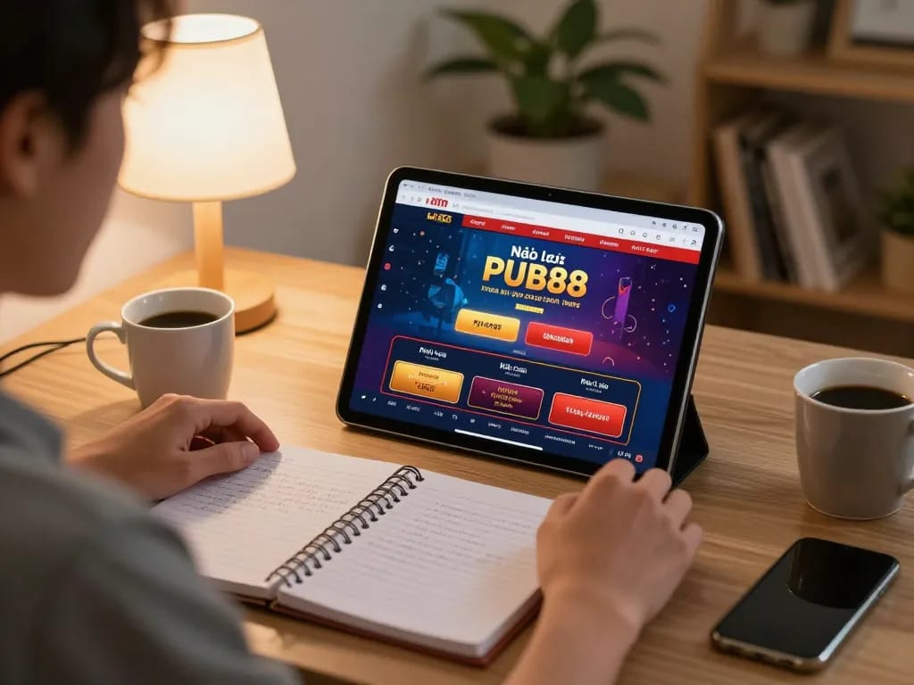 Engaging gameplay at Nhà cái PUB88, showcasing a player immersed in online casino action.
