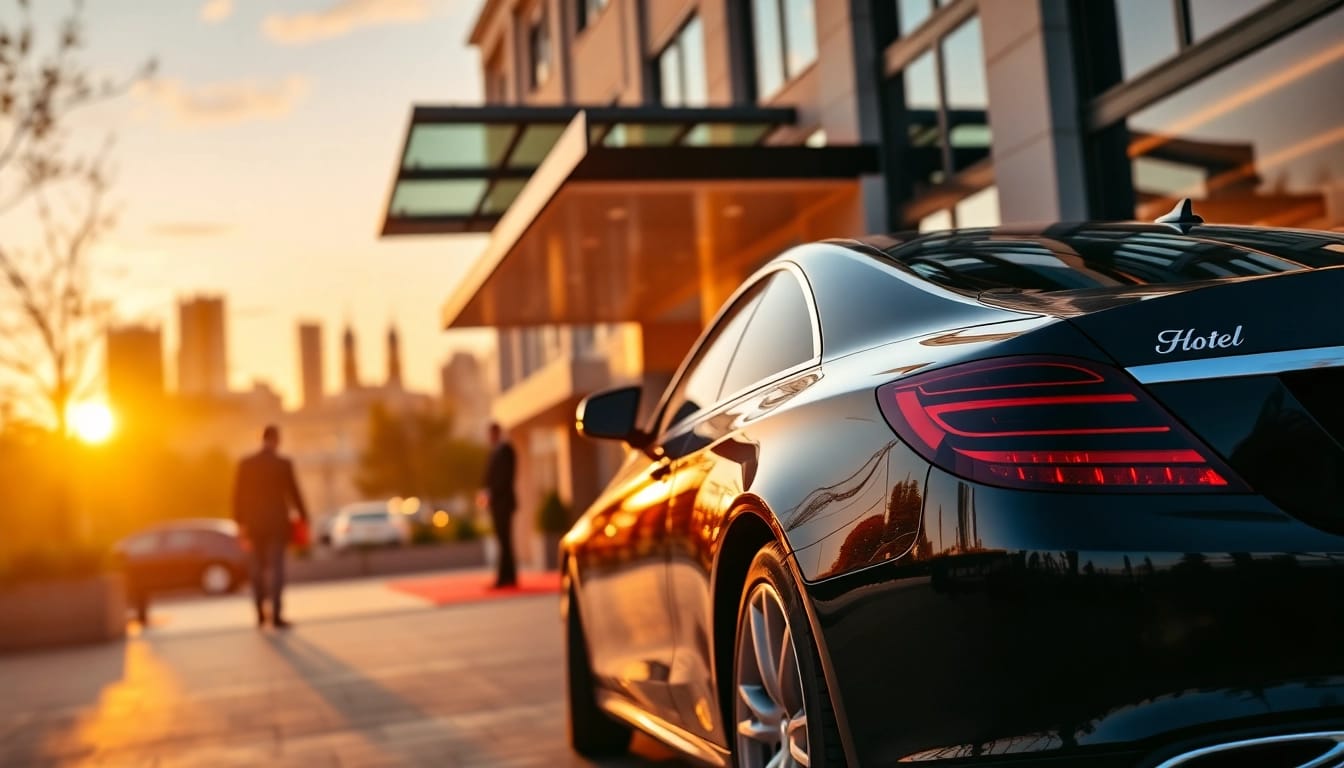 Book Chauffeur Services near me for a luxurious ride with a stylish vehicle at a premier location.