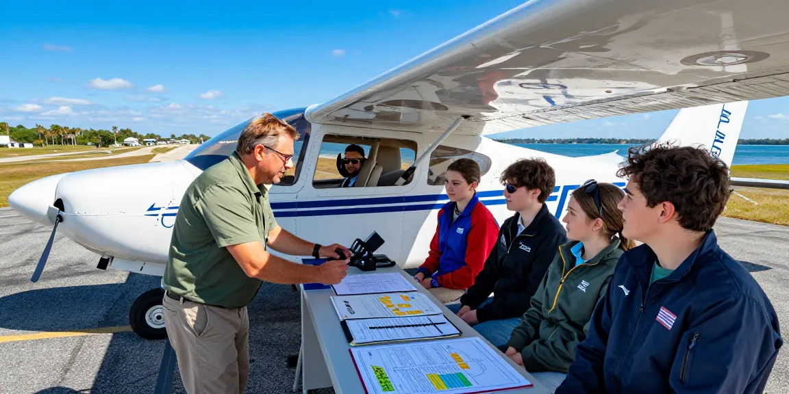 Students at Savannah Aviation enjoying flight training, exploring the best flight school near me with experienced instructors.
