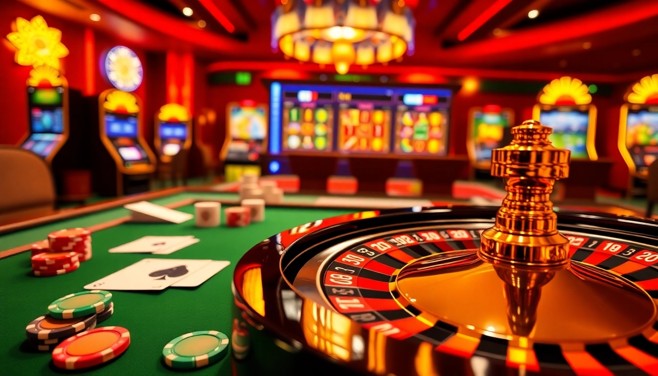 Découvrez l'excitation d'un casino en ligne de luxe avec des options de roulette et de paris.