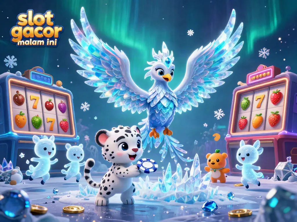 Slot gacor malam ini: Menampilkan karakter menawan di kasino dengan elemen slot yang menyenangkan.