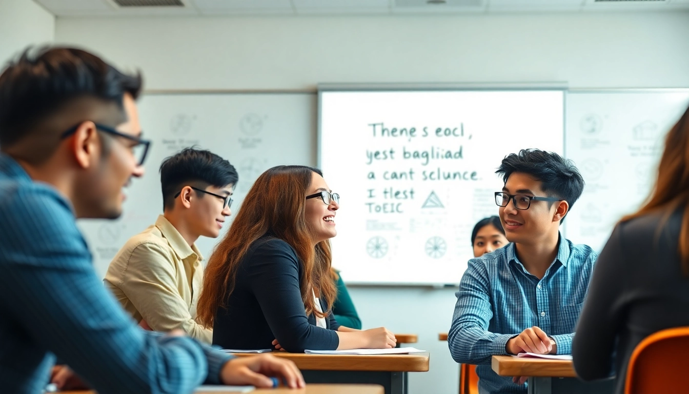 Engaged TOEIC test takers for hire in a dynamic learning environment.
