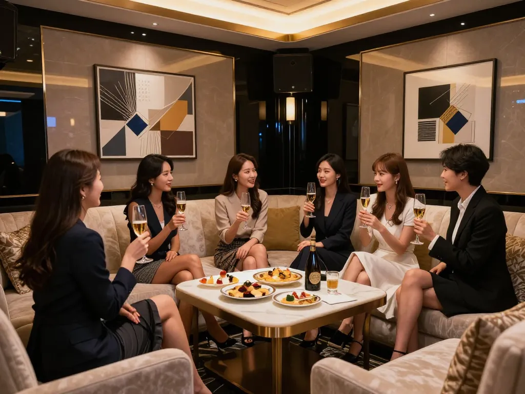 Discover the vibrant atmosphere of 강남쩜오 with elegant private rooms, charming companions, and upscale nightlife.