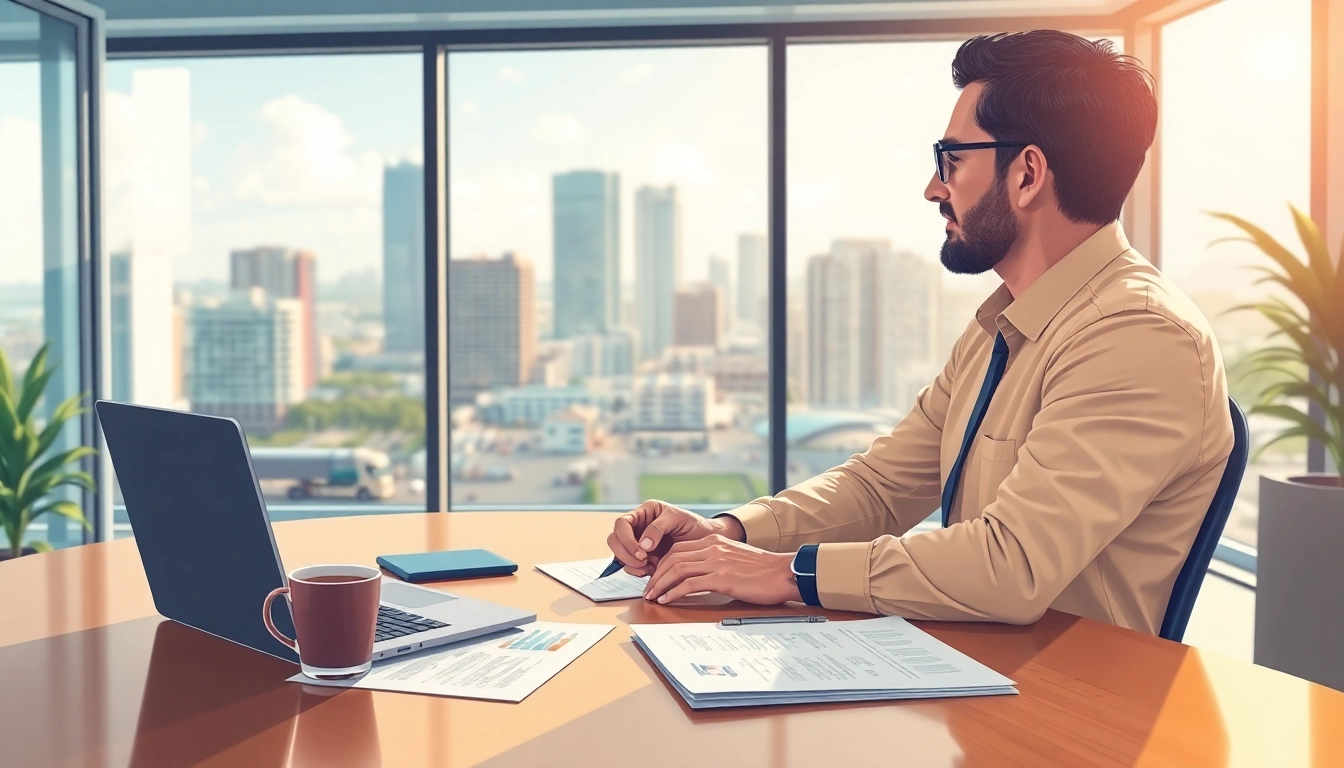 Truck accident attorney Clearwater providing legal advice to clients in a professional office.