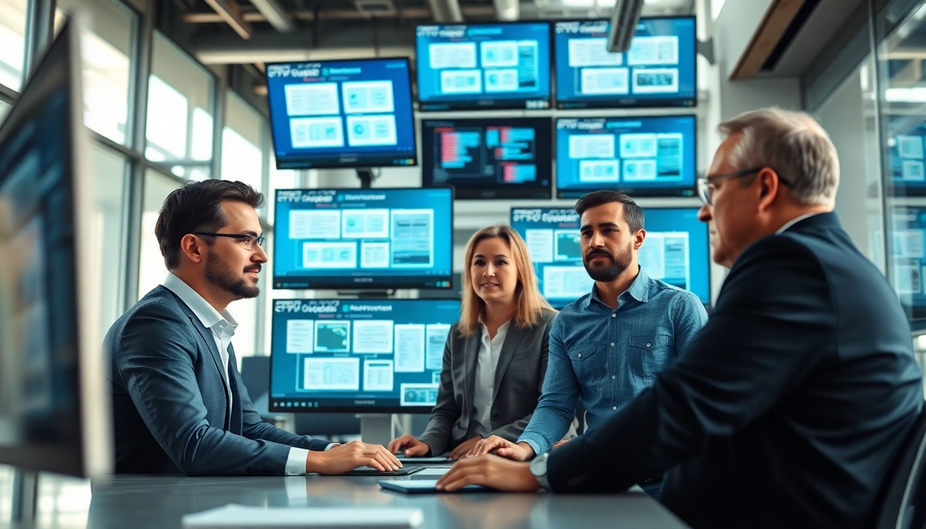 Engaging VMware Consulting professionals collaborating on virtualization projects in a modern office environment.