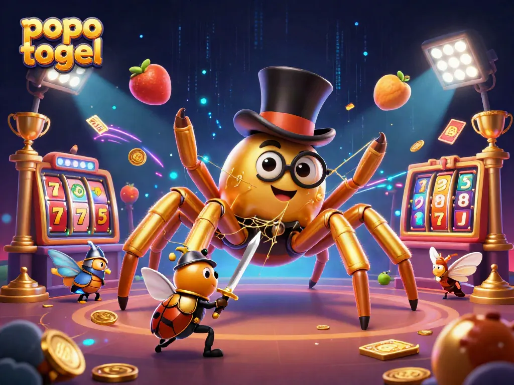 Gali kemenangan dengan popo togel dalam permainan slot menarik dan simbol keberuntungan.