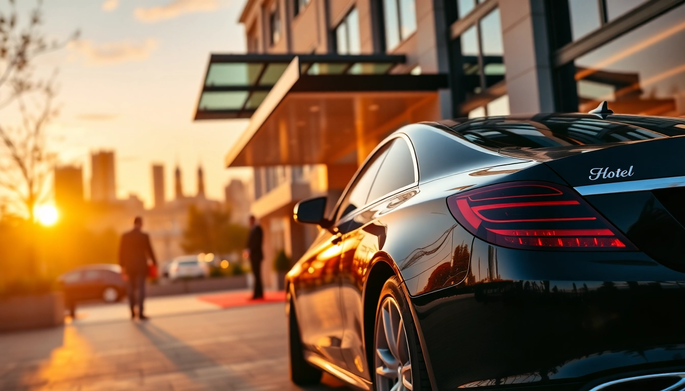 Book Chauffeur Services near me for a luxurious ride with a stylish vehicle at a premier location.