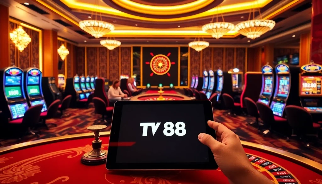 Experience the thrill of gaming at TV88 with dazzling tables and modern online interfaces.