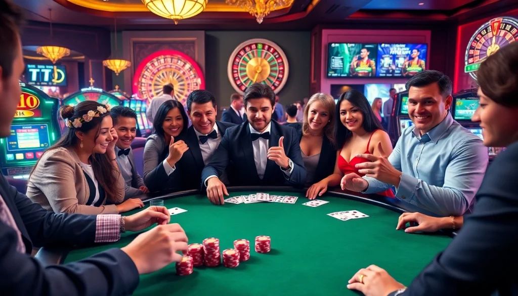 Engage with Nhà cái MM88 for a thrilling blackjack experience at a vibrant casino table.