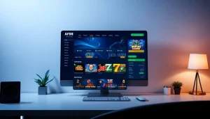 AF88 online betting platform homepage showcasing user-friendly design and vibrant game icons.