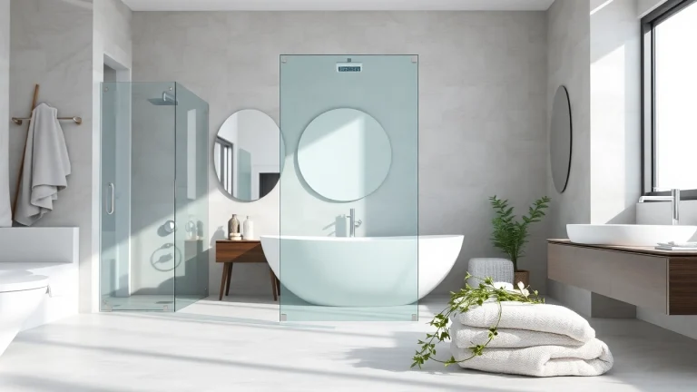 Installer une paroi de douche 150x200 dans une salle de bain moderne avec des finitions élégantes.