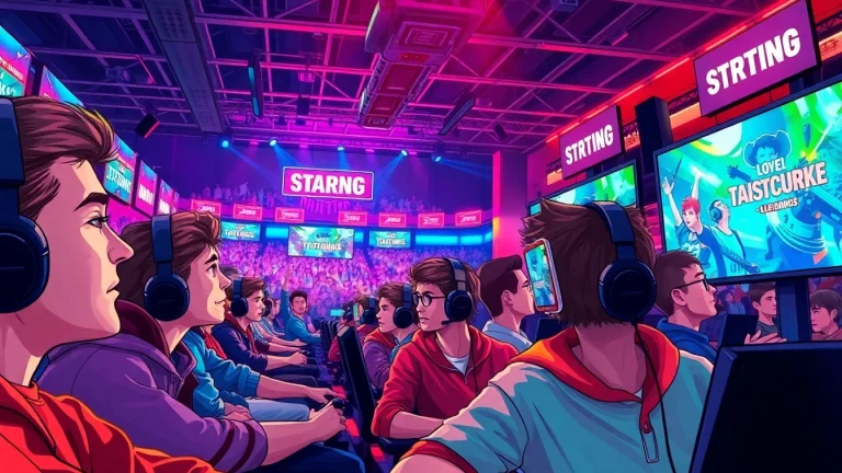 Engaged players at the 79king gaming arena, showcasing excitement and competitive spirit.
