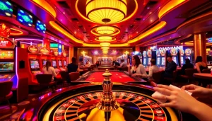 Enjoy thrilling moments at okfun.com as players gamble at vibrant casino tables filled with excitement.