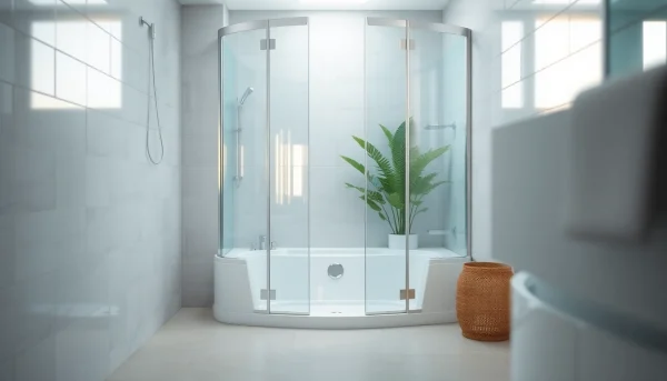 Elegante Gestaltungsmöglichkeiten mit der sonni Duschkabine für Ihr Badezimmer