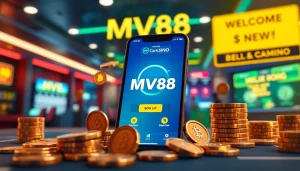 Engaging MV88 online gambling experience with USDT app interface and bonus offers