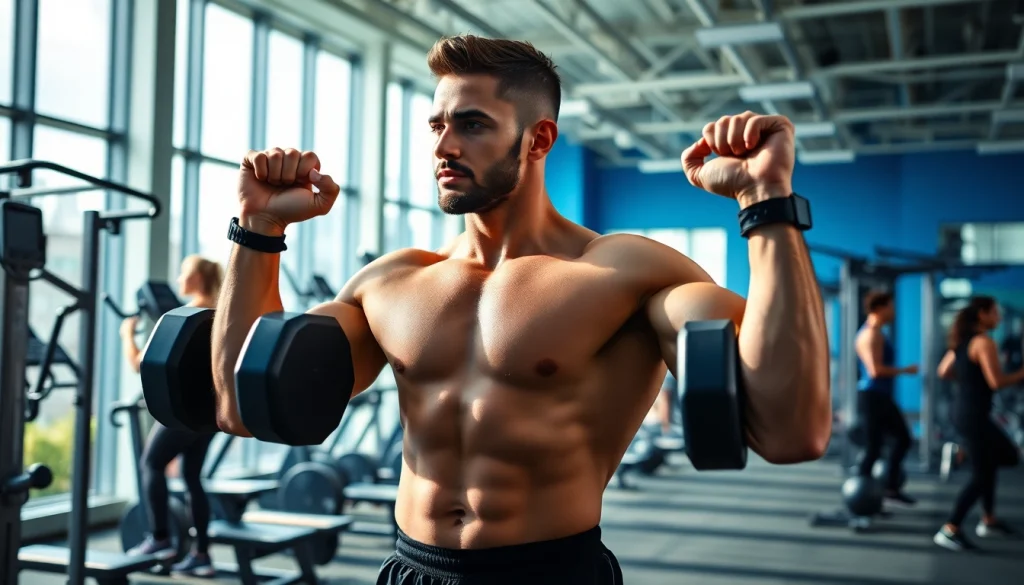 Engaging fitness trainer showcasing strength exercises to inspire with 888new techniques.