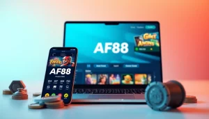 AF88 gaming platform showcasing diverse games and user-friendly interface