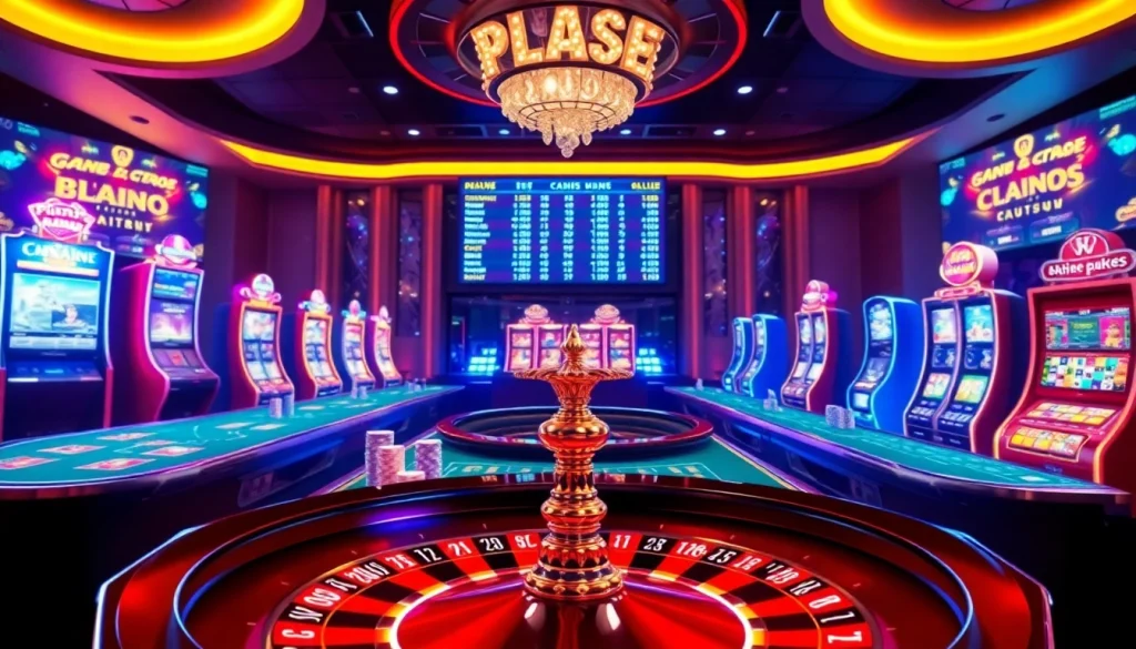 Experience the excitement of online gambling at https://rr88.pizza/, featuring vibrant casino tables and engaging slot machines.