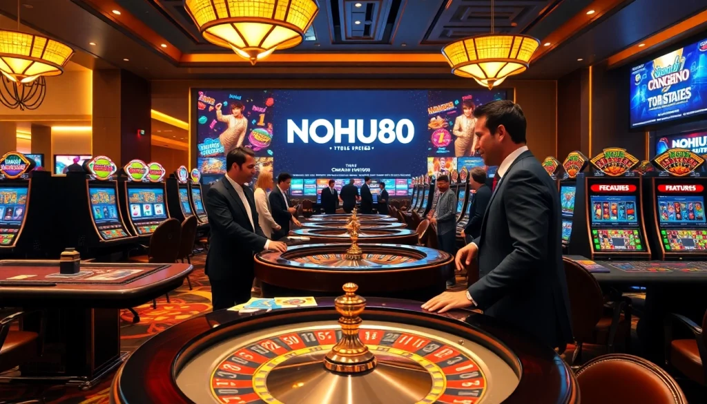 Nohu90 offers an exciting gaming experience with vibrant tables, slot machines, and strategic gaming.