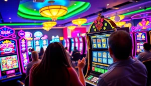 Menggali kesenangan dalam situs deposit 1000 dengan mesin slot penuh warna dan suasana yang hidup.