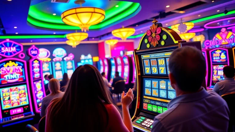 Menggali kesenangan dalam situs deposit 1000 dengan mesin slot penuh warna dan suasana yang hidup.