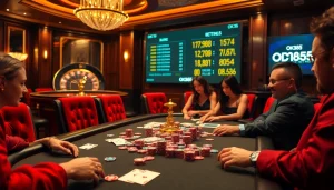 Experience thrilling gambling at OK365 with exciting poker action and vibrant casino atmosphere.