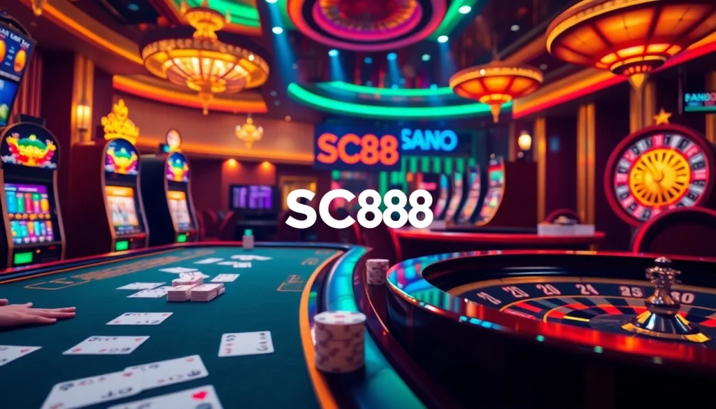 Experience the thrill of betting and winning at https://sc88.ad/ with luxurious casino elements.