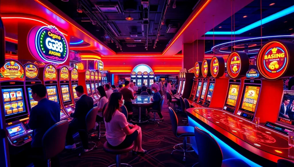 Experience the excitement at GG88, the premier online casino with vibrant gaming options and a lively atmosphere.