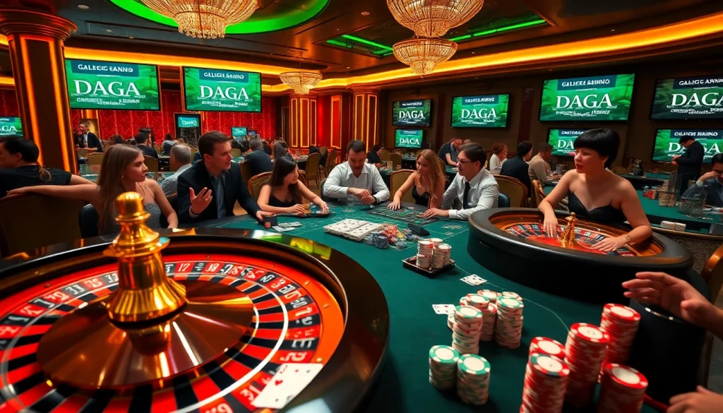 DAGA offers thrilling casino experiences with high stakes games and engaging gameplay for all users.
