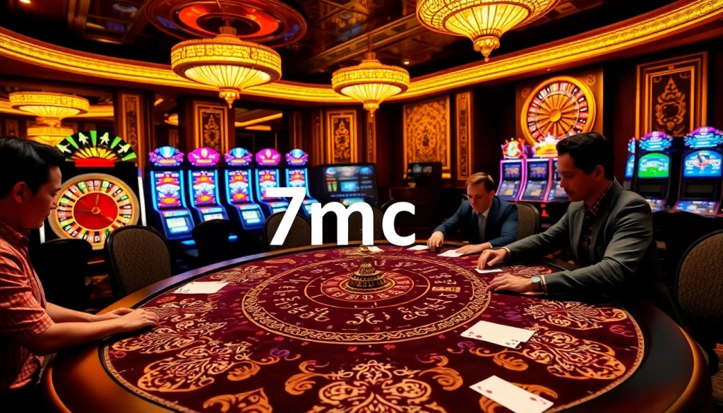 Experience thrilling gambling action at 7mcn with engaging poker and slot machines.
