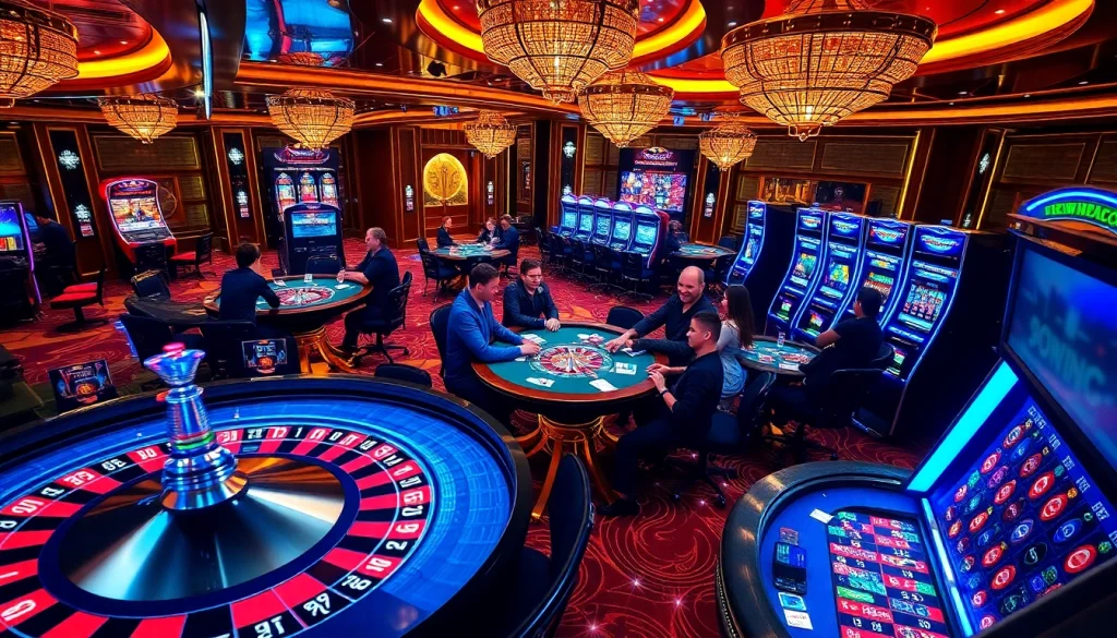 Experience the excitement of 99win with vibrant casino tables and thrilling games.