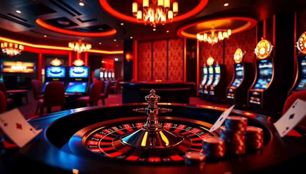 Experience the thrill of online gambling at https://888newco.com/ with vibrant casino visuals showcasing exciting games.