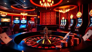 Experience the thrill of online gambling at https://888newco.com/ with vibrant casino visuals showcasing exciting games.
